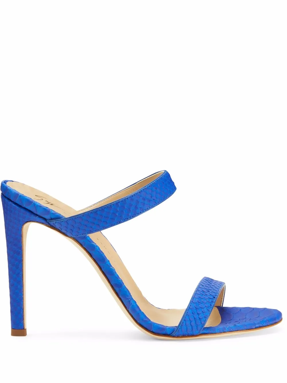 

Giuseppe Zanotti Calista slip-on heeled sandals - Blue
