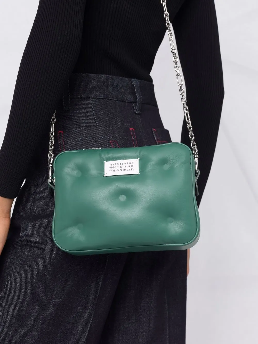 фото Maison margiela стеганая сумка через плечо