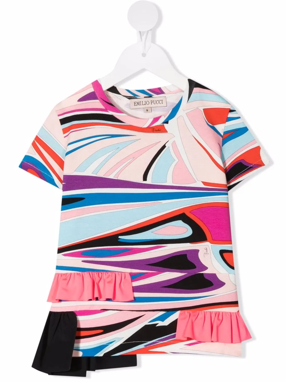 фото Emilio pucci junior футболка с графичным принтом