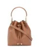 Afbeelding 1 van Jimmy Choo Bon Bon leren bucket-tas