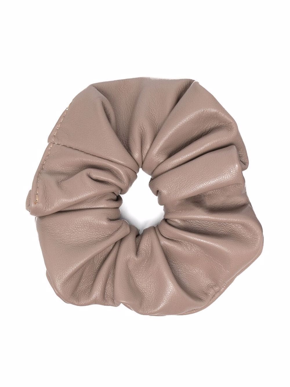 Manokhi leather scrunchie hairband - Neutrals