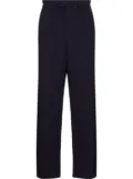 TEKLA drawstring poplin pajama trousers - Blue
