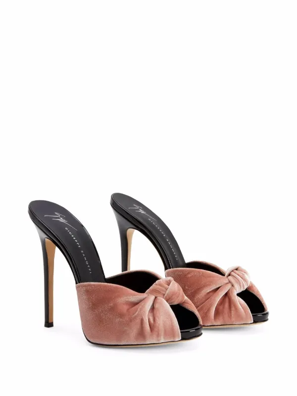 Giuseppe Zanotti Bridget ベルベット サンダル 通販 - FARFETCH