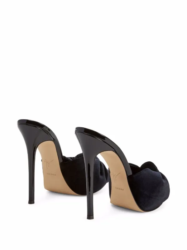 Giuseppe Zanotti 120mm Bridget knot-detail Sandals | Black