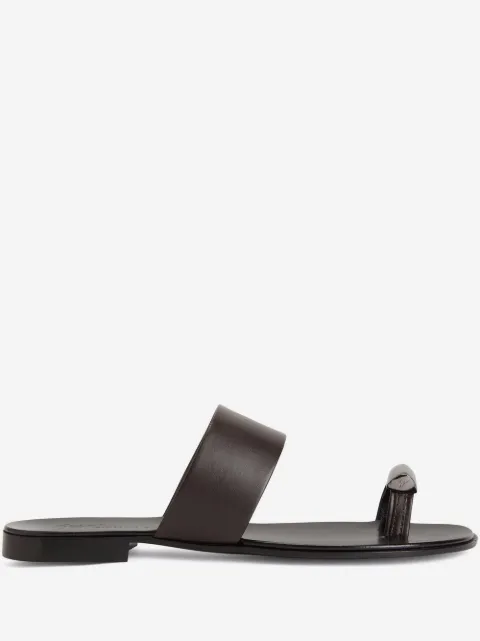 Giuseppe Zanotti Norbert leather toe-loop sandals