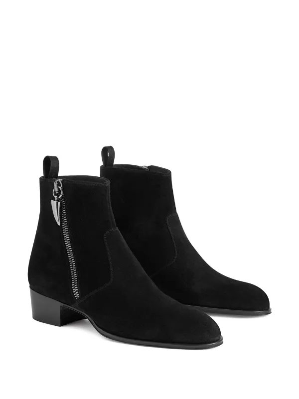 Giuseppe Zanotti New York Suede Ankle Boots Farfetch