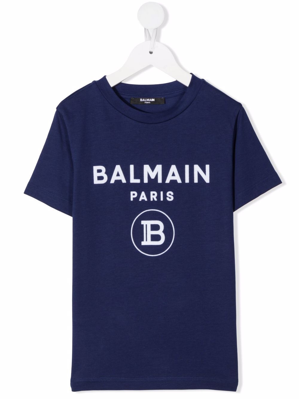 фото Balmain kids футболка с логотипом