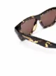 Bottega Veneta Eyewear Óculos de sol retangular