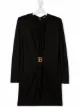 Image 1 of Balmain Kids logo-embellished long-sleeve dress