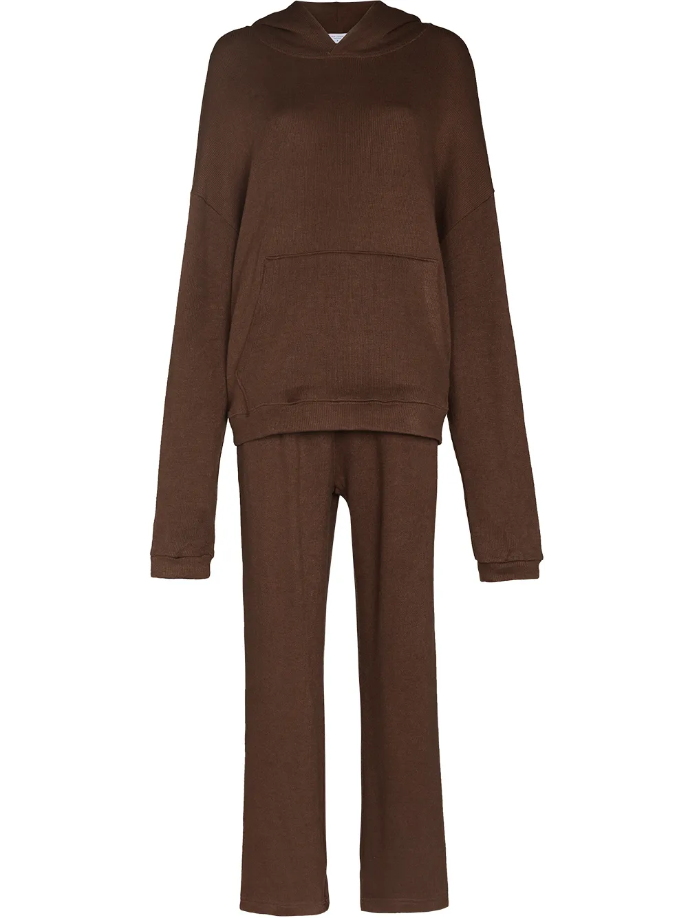 COLD LAUNDRY RIBBED-KNIT TRACKSUIT