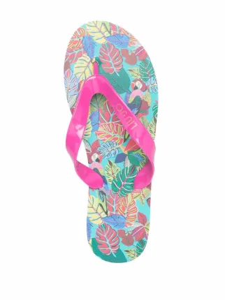 tropical-print flip-flops展示图