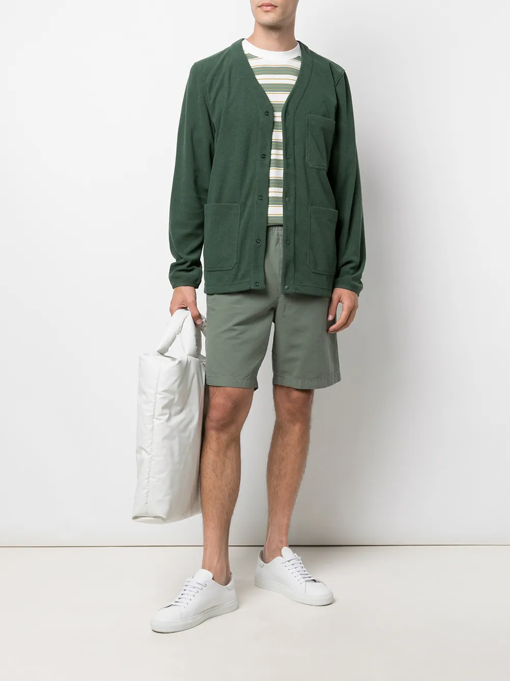 фото Norse projects флисовый кардиган vidar