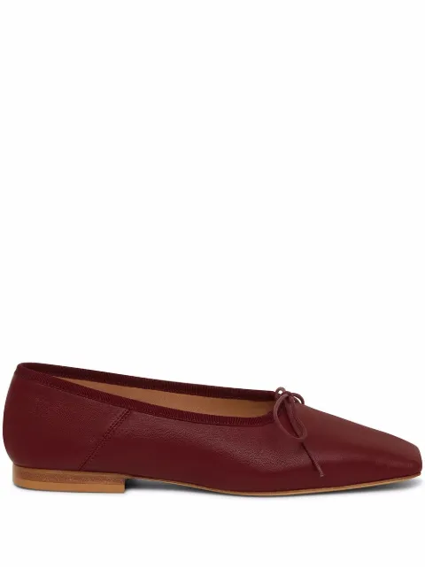 mansur gavriel square toe flats