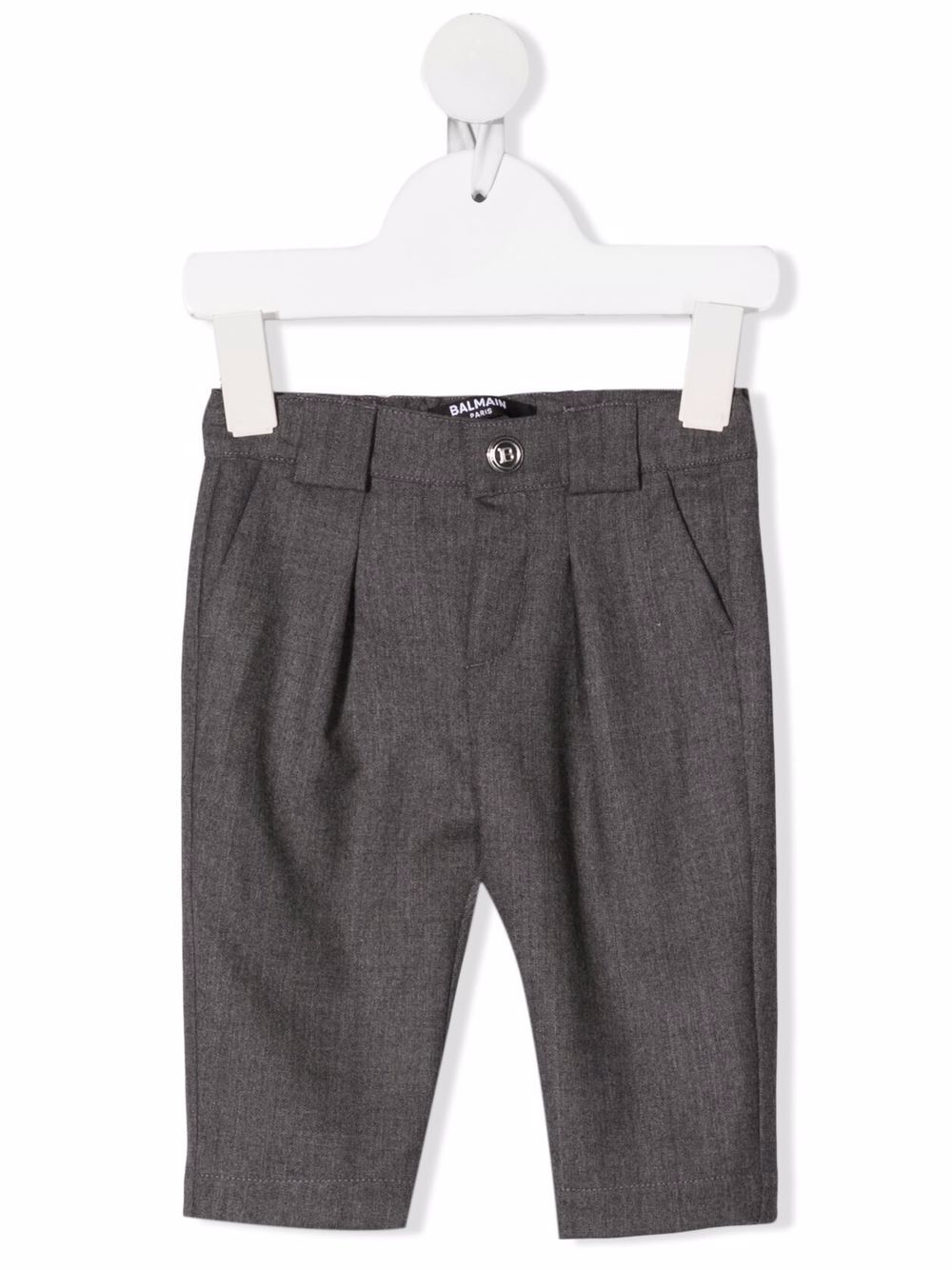 

Balmain Kids pantalones de corte recto - Gris