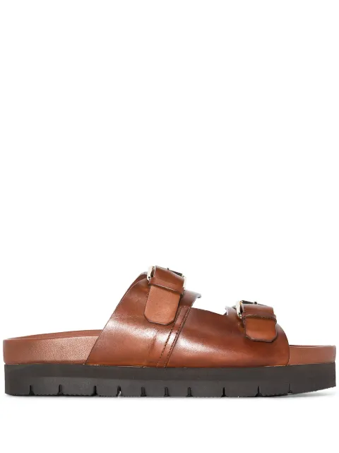 Shop Grenson Flora flatform sandals with Express Delivery - FARFETCH
