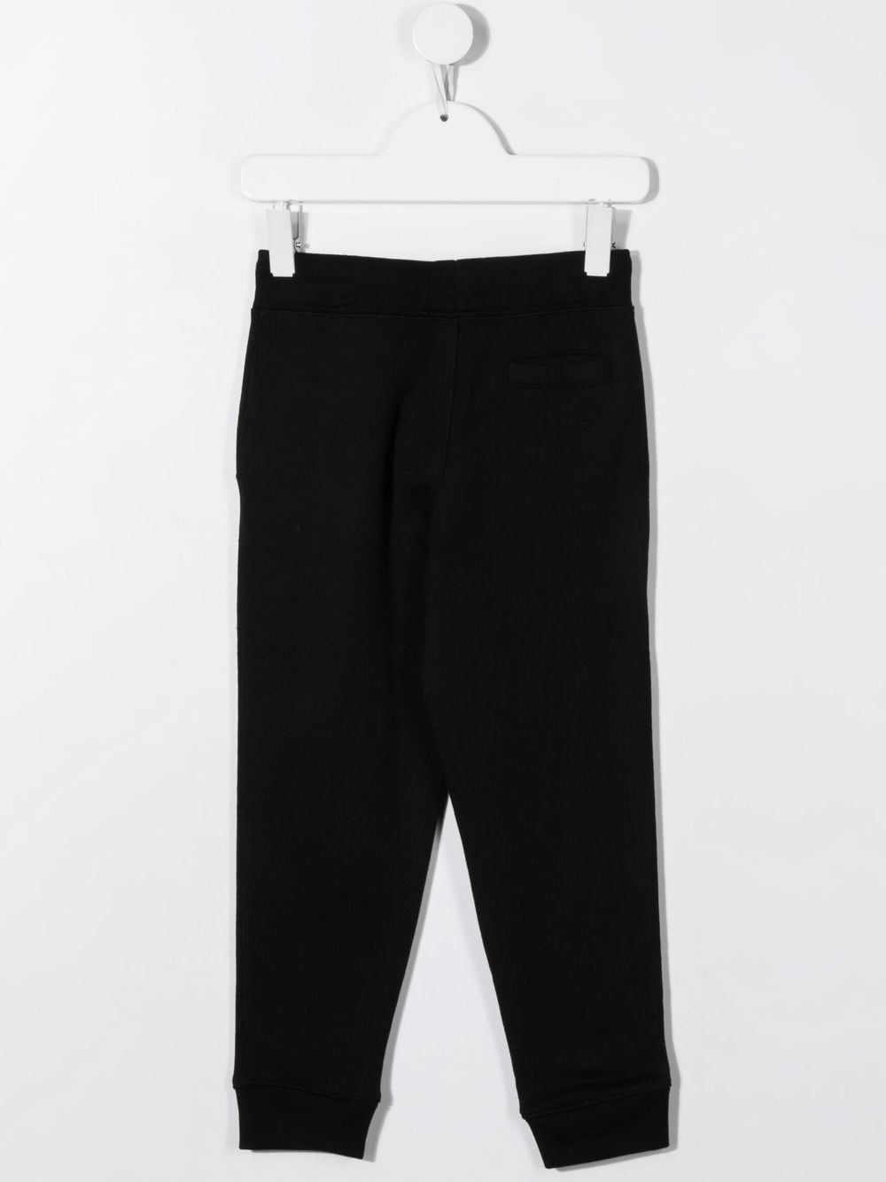Shop Ralph Lauren Embroidered-logo Track Trousers In Black