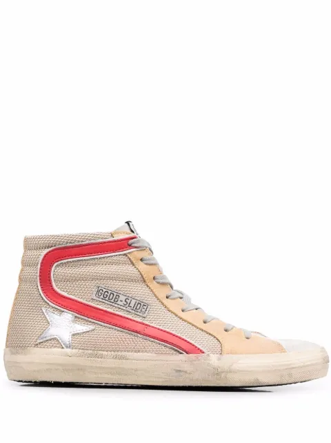Golden Goose высокие кеды Slide