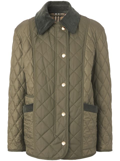 burberry quilted coat with hood