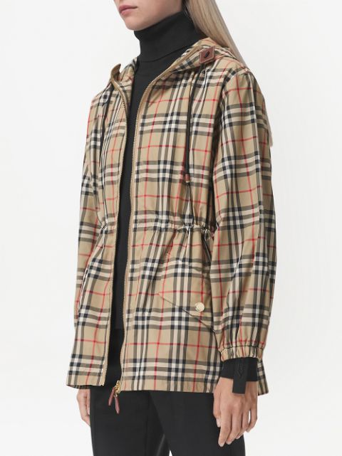 burberry plaid jacket womens