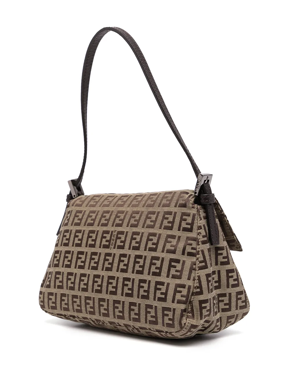 фото Fendi pre-owned маленькая сумка-тоут mamma baguette с узором zucchino