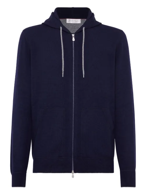 Hoodie à lien de resserrage - Brunello Cucinelli - Modalova