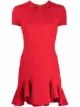 Image 1 of Dsquared2 ruffle-trimmed short-sleeve dress