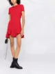 Image 2 of Dsquared2 ruffle-trimmed short-sleeve dress