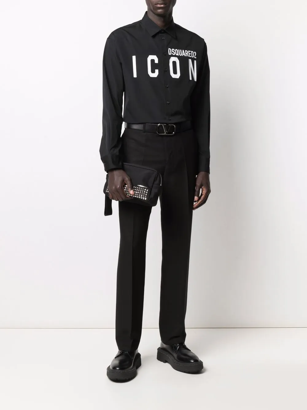 фото Dsquared2 рубашка с надписью