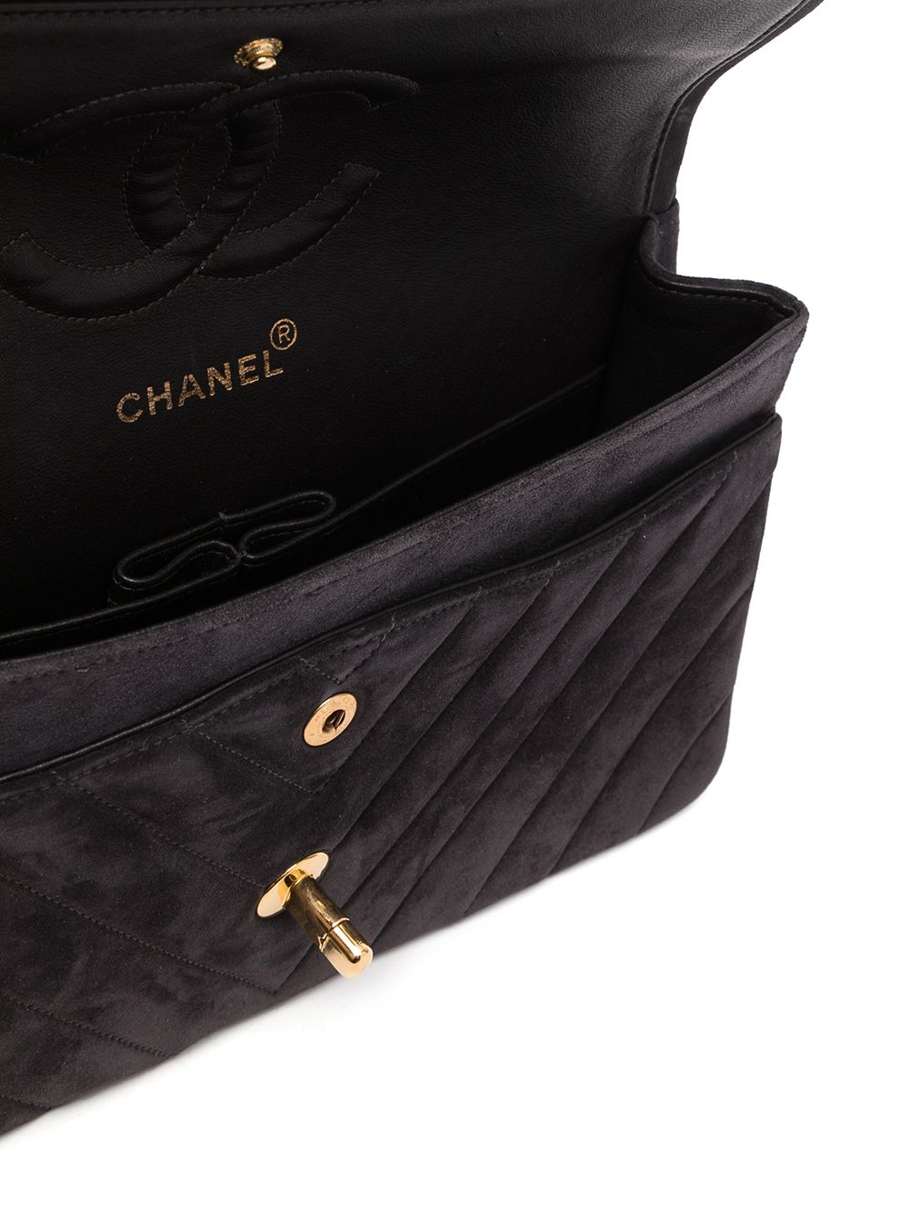 фото Chanel pre-owned сумка на плечо 1998-го года с двойным клапаном