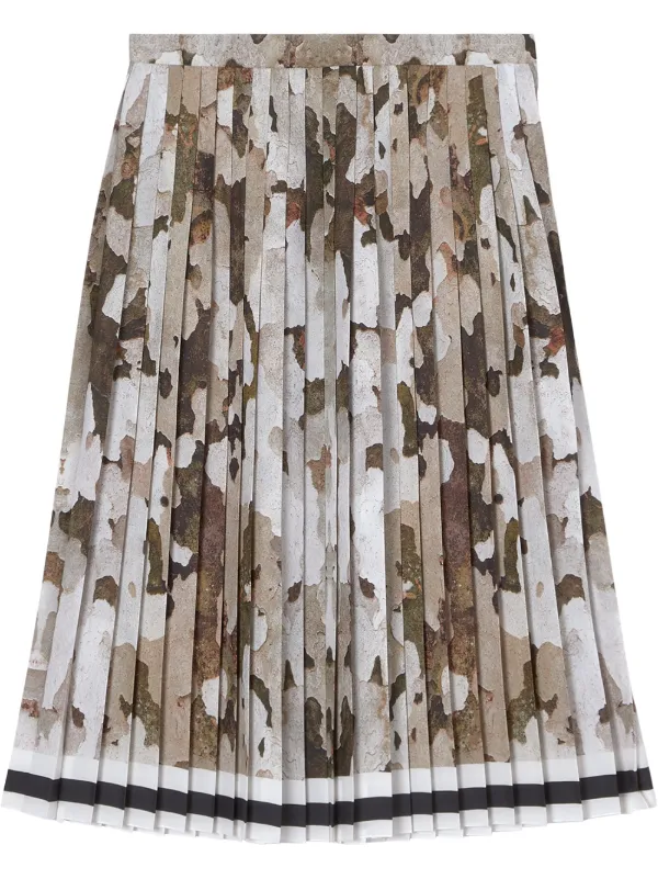 falda estampado burberry