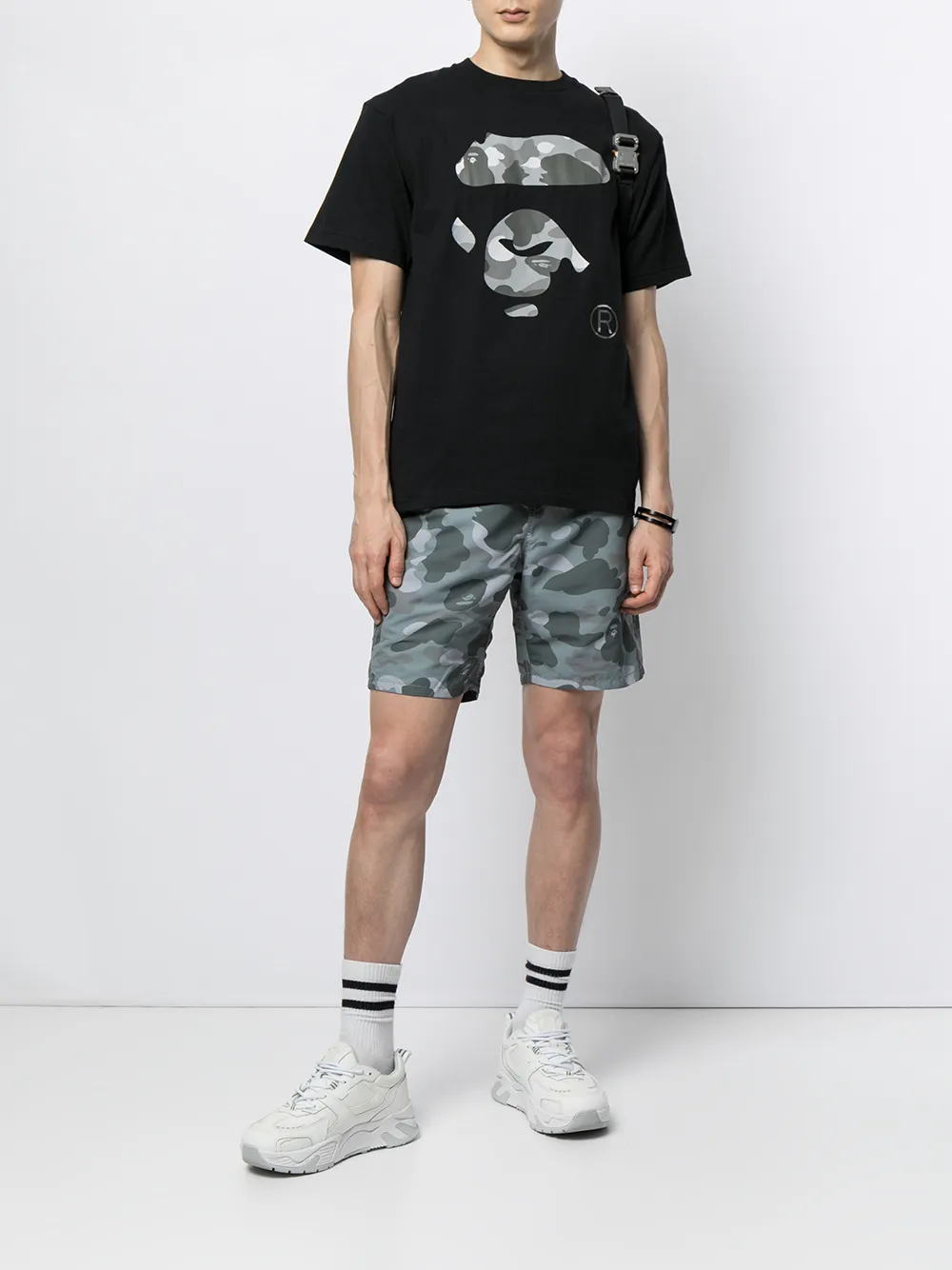 фото A bathing ape® футболка с логотипом