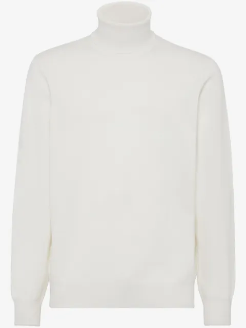 Brunello Cucinelli roll neck cashmere jumper