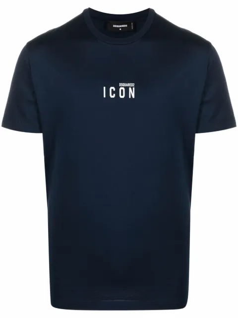 DSQUARED2 Camiseta de algodão com estampa Icon
