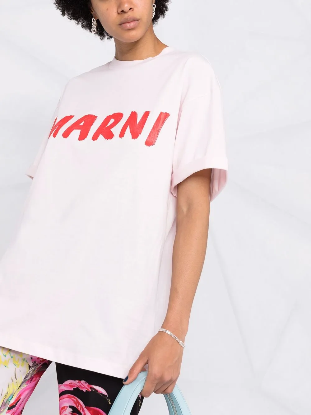 фото Marni футболка с логотипом