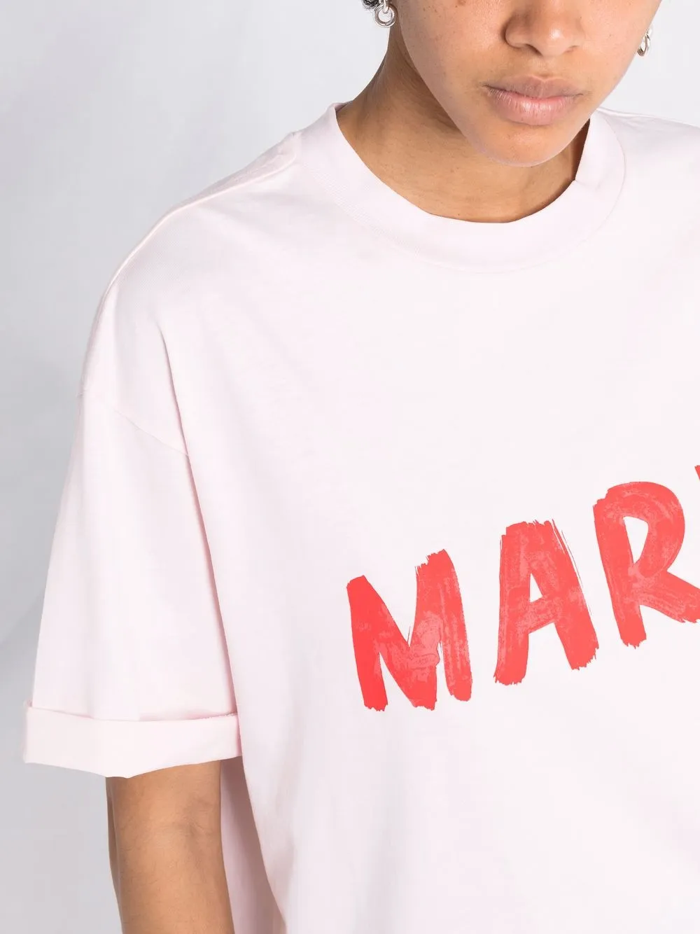 фото Marni футболка с логотипом