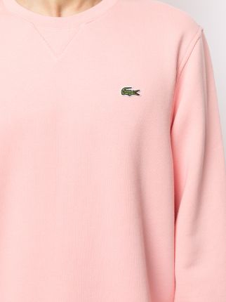 logo-embroidered crew-neck sweatshirt展示图