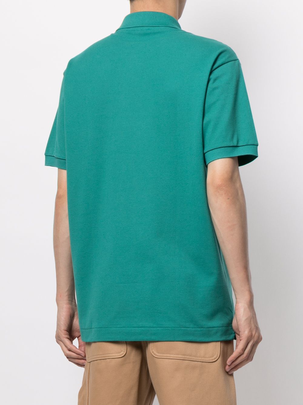 фото Lacoste рубашка поло с вышитым логотипом