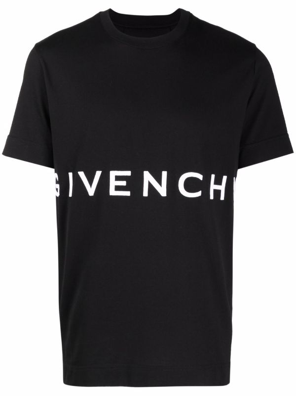 Givenchy Flocked Logo T-shirt - Farfetch