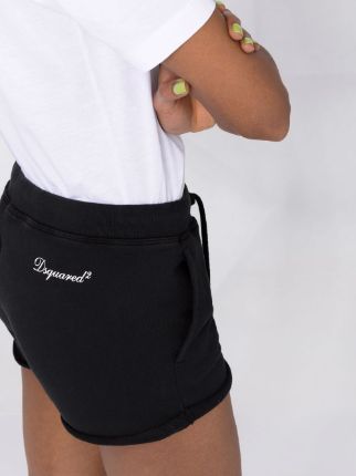 drawstring track shorts展示图