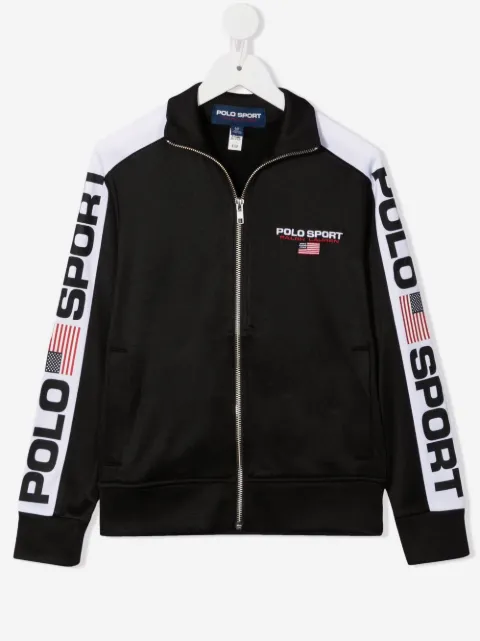 POLO RALPH LAUREN KIDS veste bomber à logo imprimé