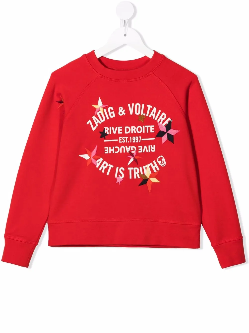 фото Zadig & voltaire kids толстовка с логотипом