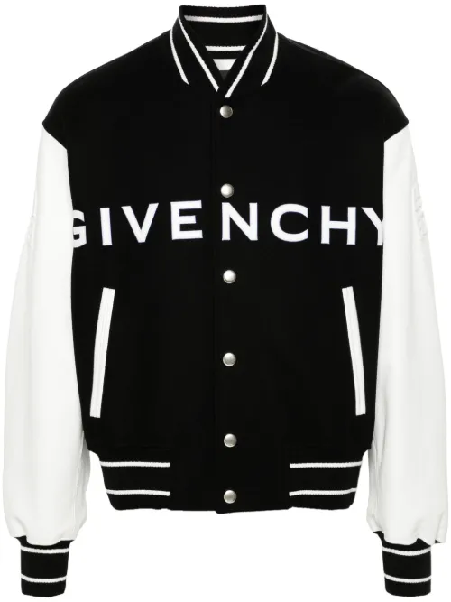 Veste bomber à logo embossé - Givenchy - Modalova