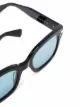 AMIRI engraved logo square-frame sunglasses