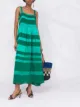Image 2 of Semicouture Friisen flared stripe-print dress