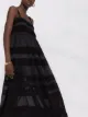 Semicouture Friisen flared stripe-print dress