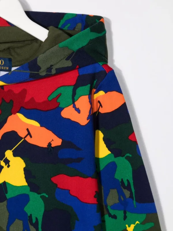 polo pony camo hoodie