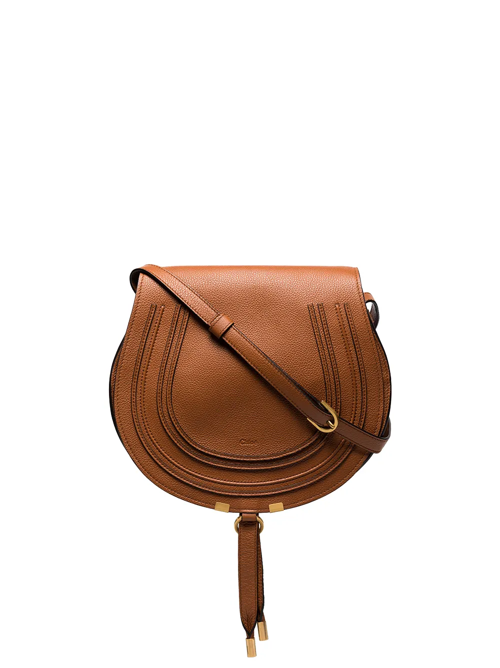 

Chloé bolsa crossbody Marcie - Marrón