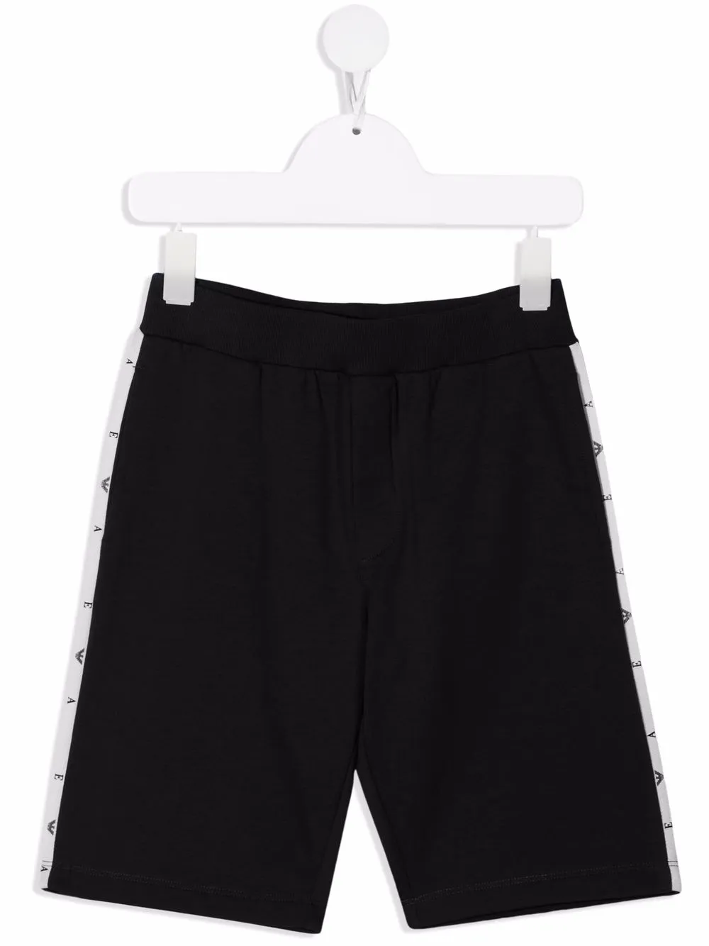 

Emporio Armani Kids pants con franjas del logo - Azul