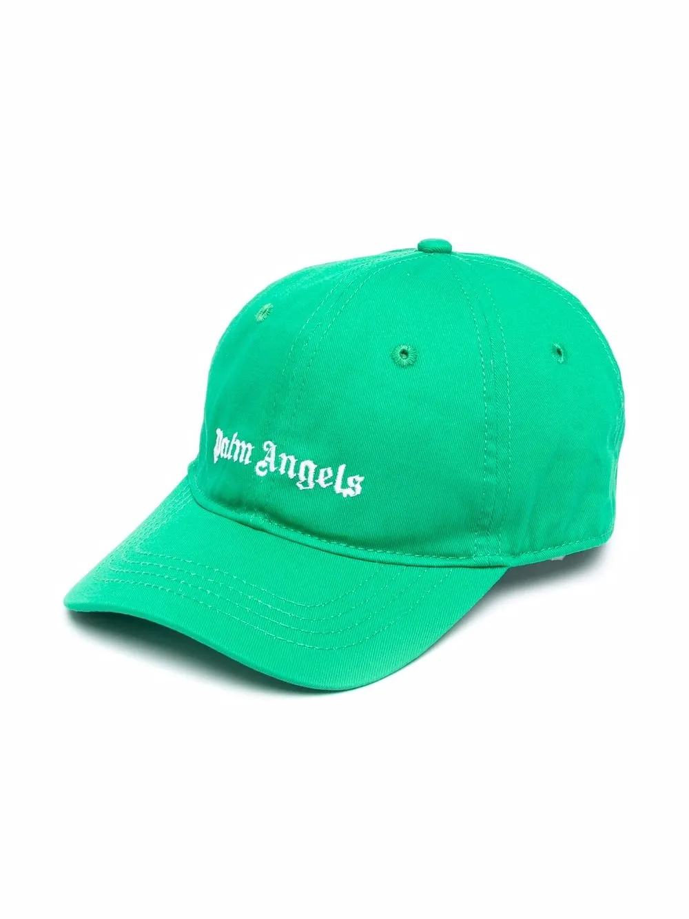 

Palm Angels Kids logo-print baseball cap - Green