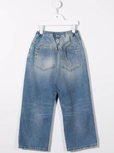 logo-print jeans | Palm Angels Kids 